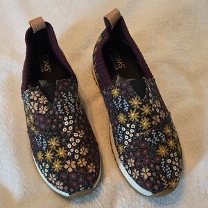 TOMS Women's Alpargata Whimsical Resident Slip-On Sneakers 9.5